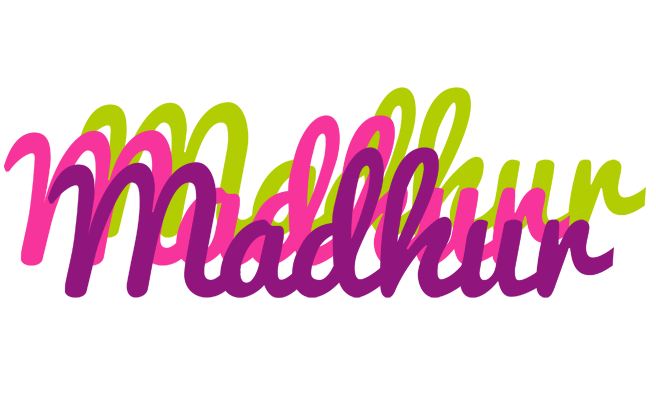 Madhur flowers logo