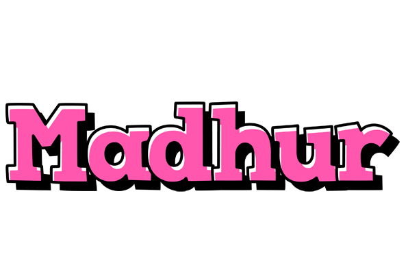 Madhur girlish logo
