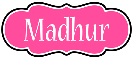 Madhur invitation logo