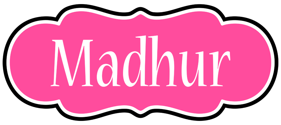 Madhur invitation logo