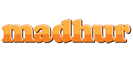 Madhur orange logo