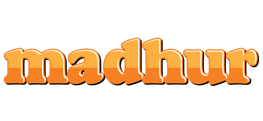Madhur orange logo