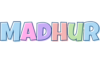 Madhur pastel logo