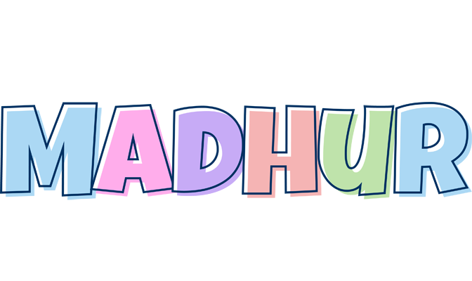 Madhur pastel logo