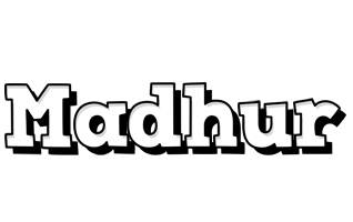 Madhur snowing logo