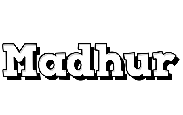 Madhur snowing logo