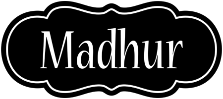 Madhur welcome logo