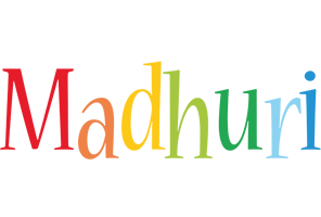 Madhuri birthday logo