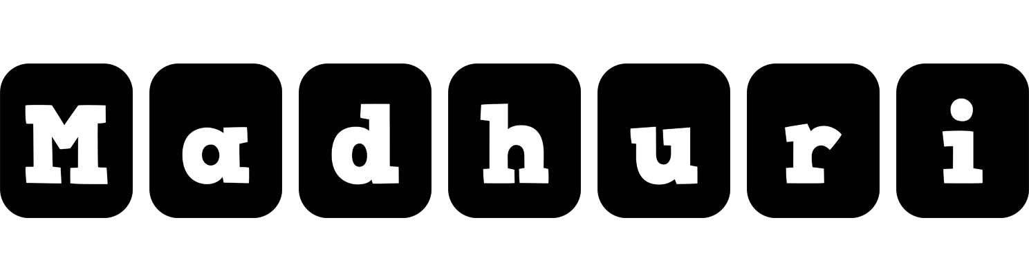 Madhuri box logo