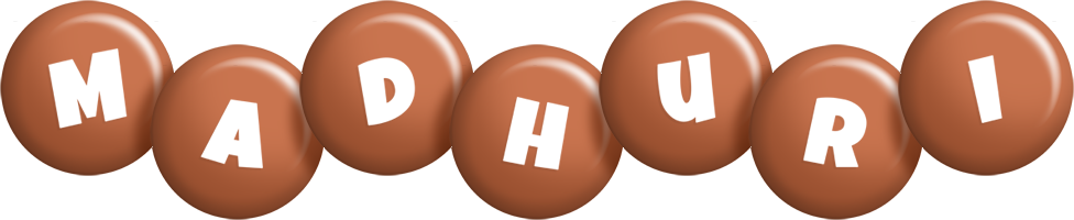 Madhuri candy-brown logo