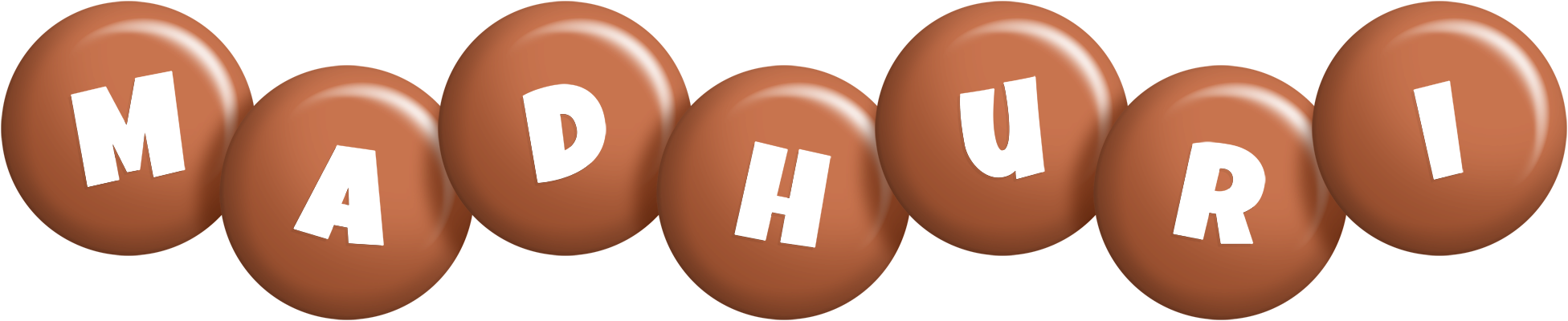 Madhuri candy-brown logo