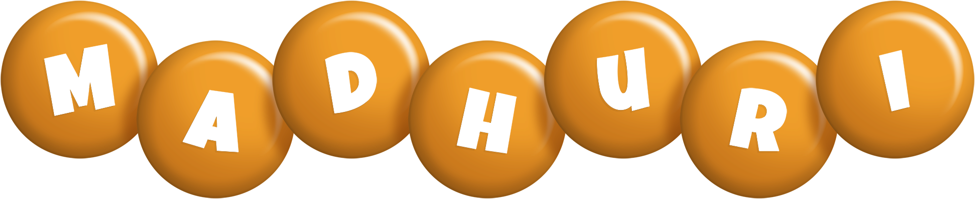 Madhuri candy-orange logo