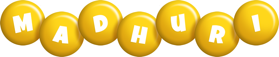 Madhuri candy-yellow logo