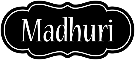 Madhuri welcome logo