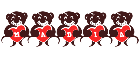 Madia bear logo