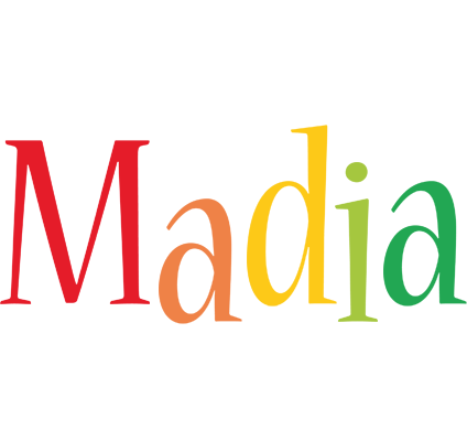 Madia birthday logo