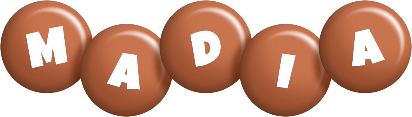 Madia candy-brown logo