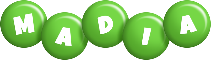 Madia candy-green logo