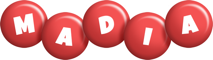 Madia candy-red logo
