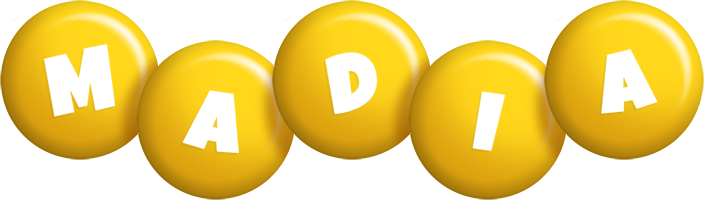 Madia candy-yellow logo