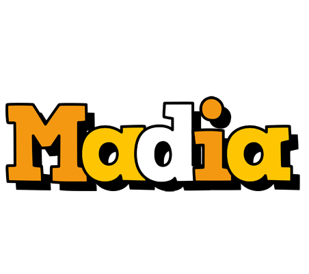 Madia cartoon logo