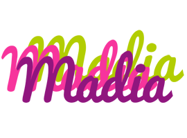 Madia flowers logo