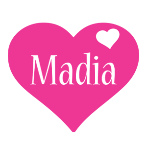 Madia love-heart logo