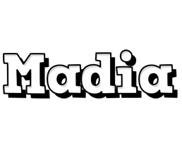 Madia snowing logo