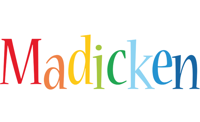 Madicken birthday logo