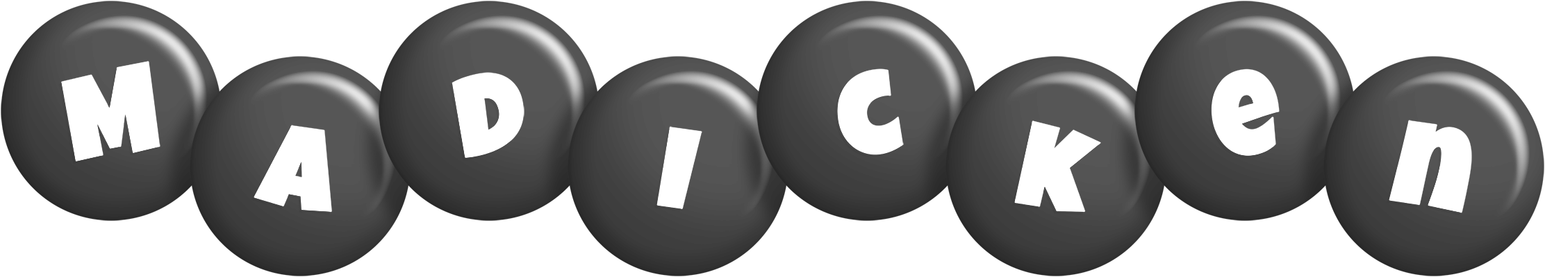 Madicken candy-black logo