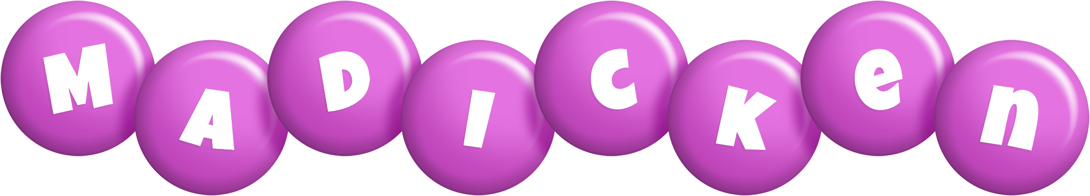 Madicken candy-purple logo