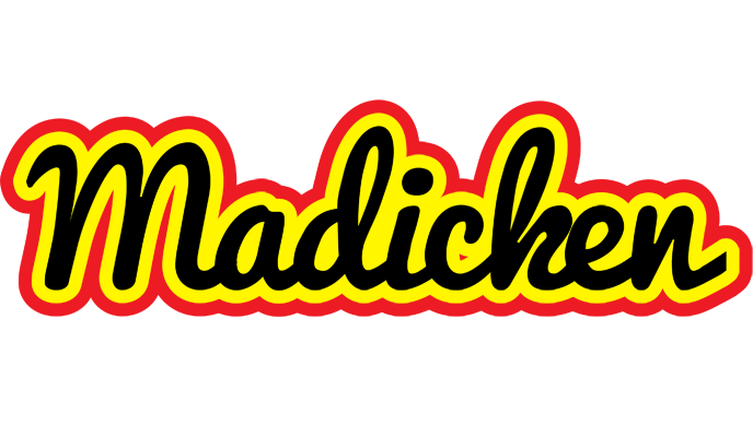 Madicken flaming logo