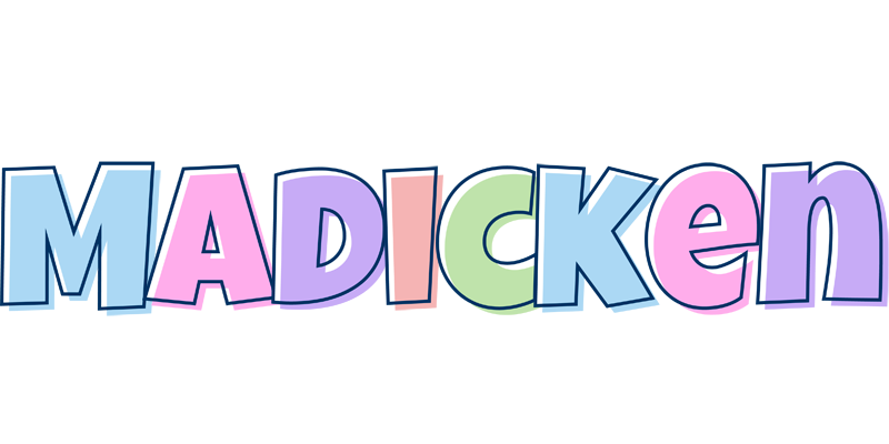 Madicken pastel logo