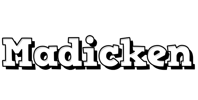 Madicken snowing logo