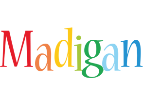 Madigan birthday logo