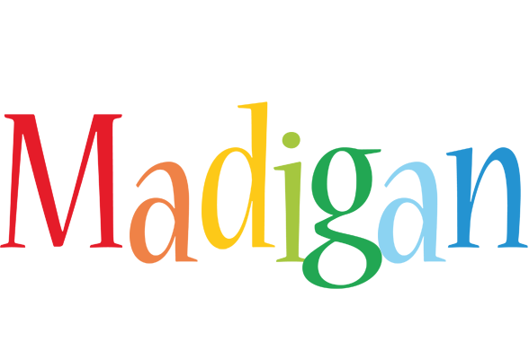 Madigan birthday logo