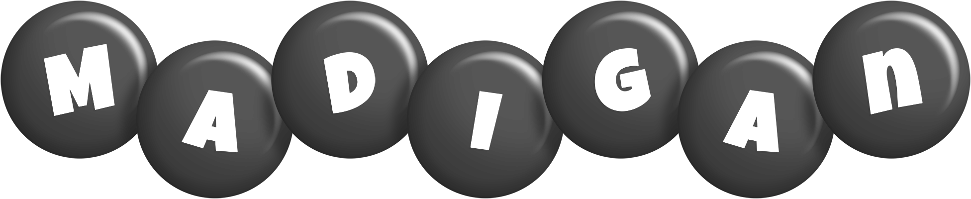 Madigan candy-black logo