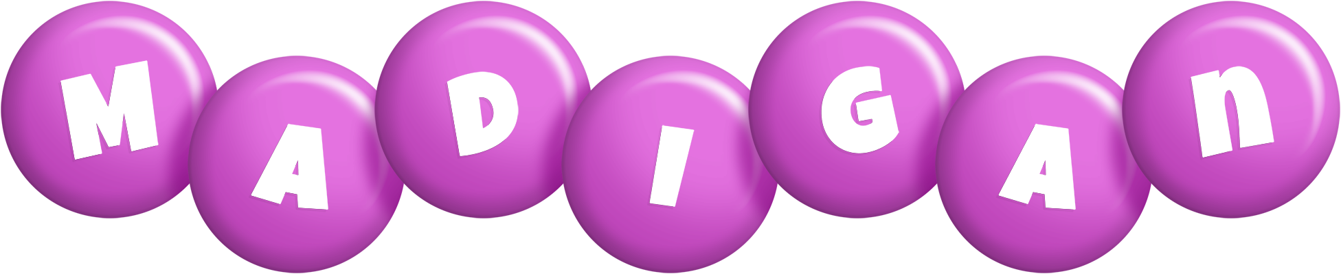 Madigan candy-purple logo