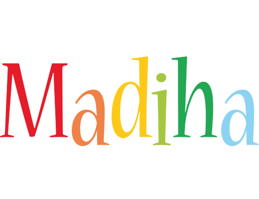 Madiha birthday logo