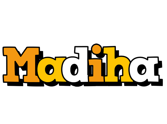 Madiha cartoon logo