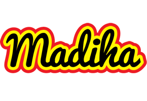 Madiha flaming logo