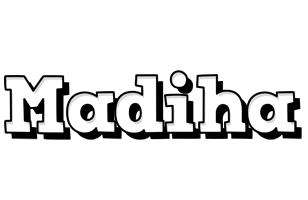 Madiha snowing logo