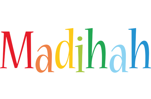Madihah birthday logo