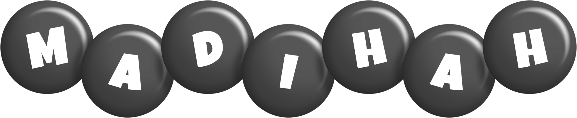 Madihah candy-black logo