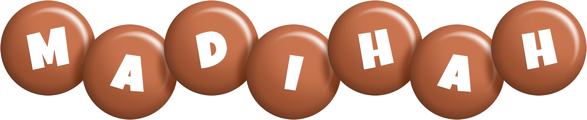 Madihah candy-brown logo