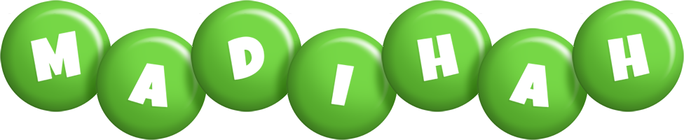 Madihah candy-green logo
