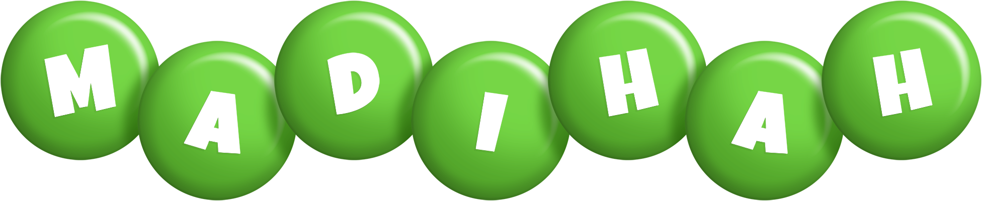 Madihah candy-green logo