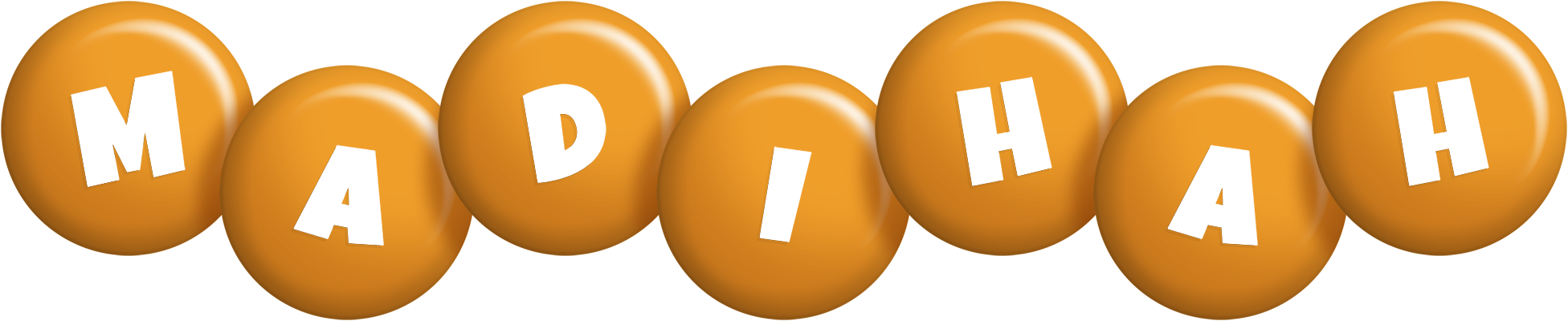 Madihah candy-orange logo