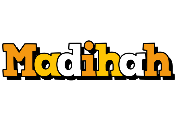 Madihah cartoon logo