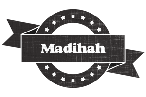 Madihah grunge logo
